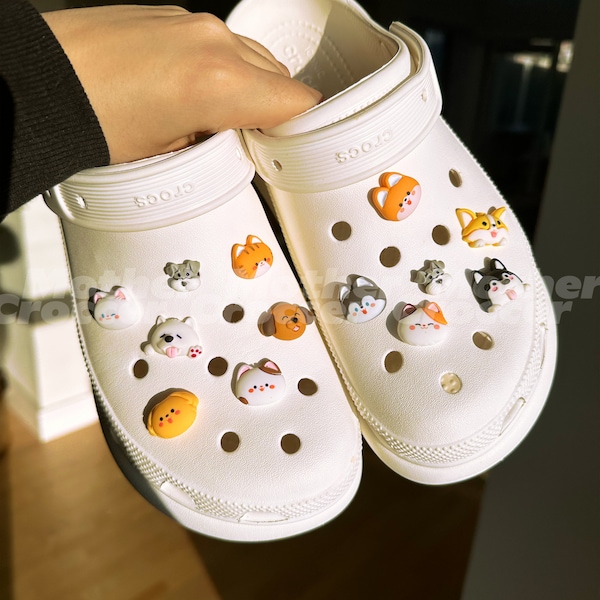 Kawaii Cats & Dogs Resin Shoe Charms