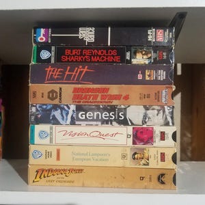 more movies on vhs - starting at 3.00 -