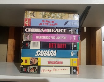 vhs movies starting at 2.00