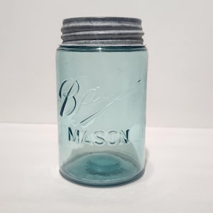 wunderschönes blaues Einmachglas