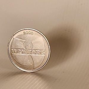 1 Rare Rap Promo Coin - WU-TANG CLAN - The W - 2000 - LOUD