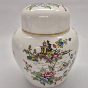 Crown Staffordshire Ginger Jar - Etsy