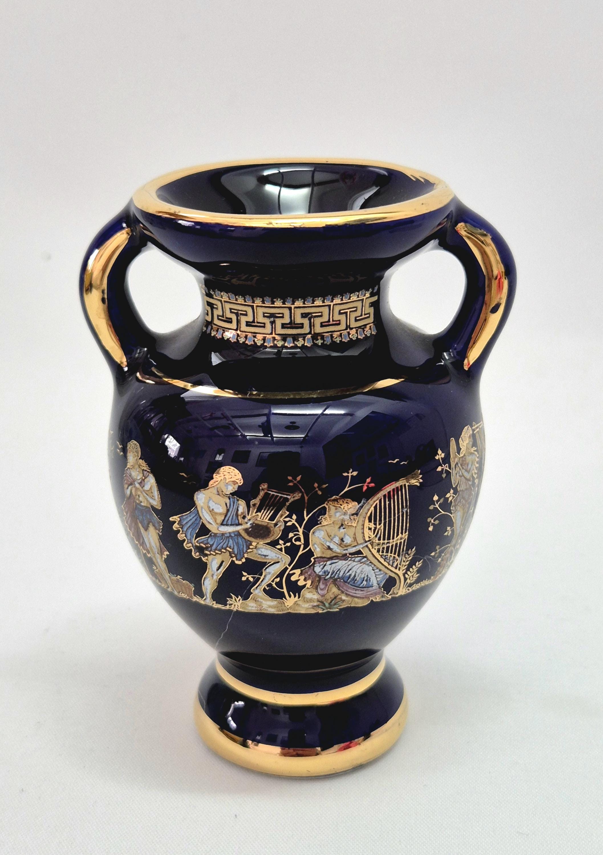 Hand Made in Greece 24k Gold Vase - Etsy
