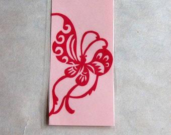 Bookmark: Hand-cut butterfly Korean hanji design