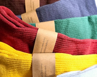 MEN&#39;S COMFORT Daily Cotton Socks/Sports Socks/Extra Soft Bottom Cushion/Sneakers  Socks/High-Quality Warm Socks/Unisex/8 Colors