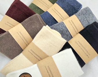CASHMERE WOOL Socks | LUXURIOUS Soft Winter Warmth Socks for Women | Premium Socks | Cozy Gift |Perfect Gift for Cold Weather & Holidays