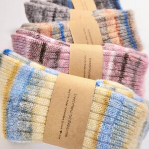 thumbnail interactive-video image 1 of IBerryNY 15 Pairs Women's Lamb Wool Crew Socks – Warm Winter Heavy Duty Boot Assorted Prints Size 9-11 1 of 6