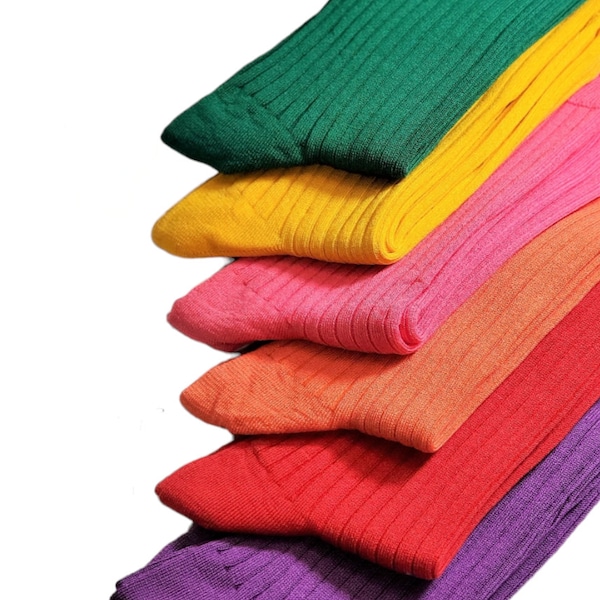 Color Cotton Combined Socks/Lightweight Crew Socks/ Sneaker Socks/ Women's Socks/ Novelty Socks/ Soft, Comfortable Socks / All-Season Socks