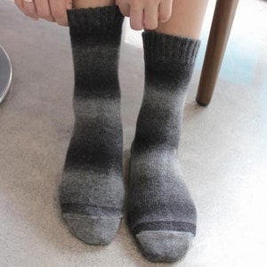 Cozy Wool Socks Ombre Unique Wool Socks Stylish Cute Warm Socks Perfect for Modest Pumps, High Quality Warm Socks, Gift a Girl and Women image 7