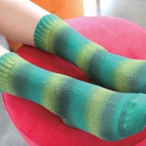 Cozy Wool Socks Ombre Unique Wool Socks Stylish Cute Warm Socks Perfect for Modest Pumps, High Quality Warm Socks, Gift a Girl and Women image 9