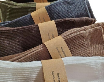MEN&#39;S Premium Cotton Socks |Solid Ribbed Classic Socks |Dress Socks|High-Quality Suit Socks  |Lightweight Socks |Great Gifts For Men /Women