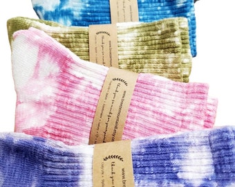 COMFORTABLE Tie Dye Cotton Socks/ Extra Soft Bottom Cushion/ Sneakers Socks/Cotton Socks/High-Quality Warm Socks/ Gift a Girl and Women