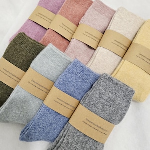 PREMIUM CASHMERE WOOL Socks|Soft Warm Winter Socks for Women|Lightweight Cozy Wool Blend Bed Socks |Perfect Gift for Cold Weather & Holidays