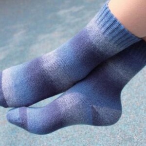 Cozy Wool Socks Ombre Unique Wool Socks Stylish Cute Warm Socks Perfect for Modest Pumps, High Quality Warm Socks, Gift a Girl and Women image 10