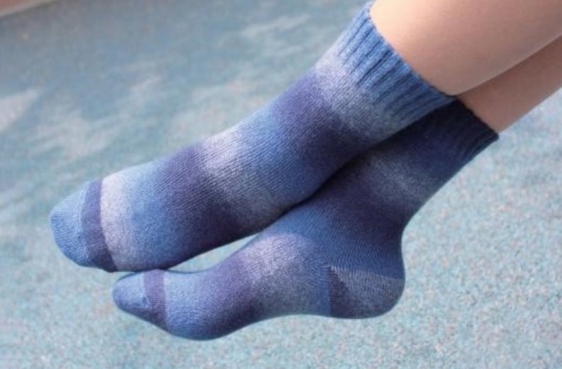 Cozy Wool Socks Ombre Unique Wool Socks Stylish Cute Warm Socks Perfect for Modest Pumps, High Quality Warm Socks, Gift a Girl and Women image 10