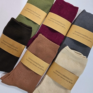 Modal Socks | Solid Lightweight Crew Socks |Sneaker Socks| Novelty Socks| Super Soft Socks| Comfortable and Durable Socks | Women&#39;s Socks
