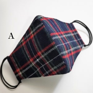 4-lagers RUTIGT vintermask/Ansiktsmasker med nästråd och filterficka/Återanvändbar ansiktsmask/Dammmask/Bomullsmasker/Tvättbara masker bild 3