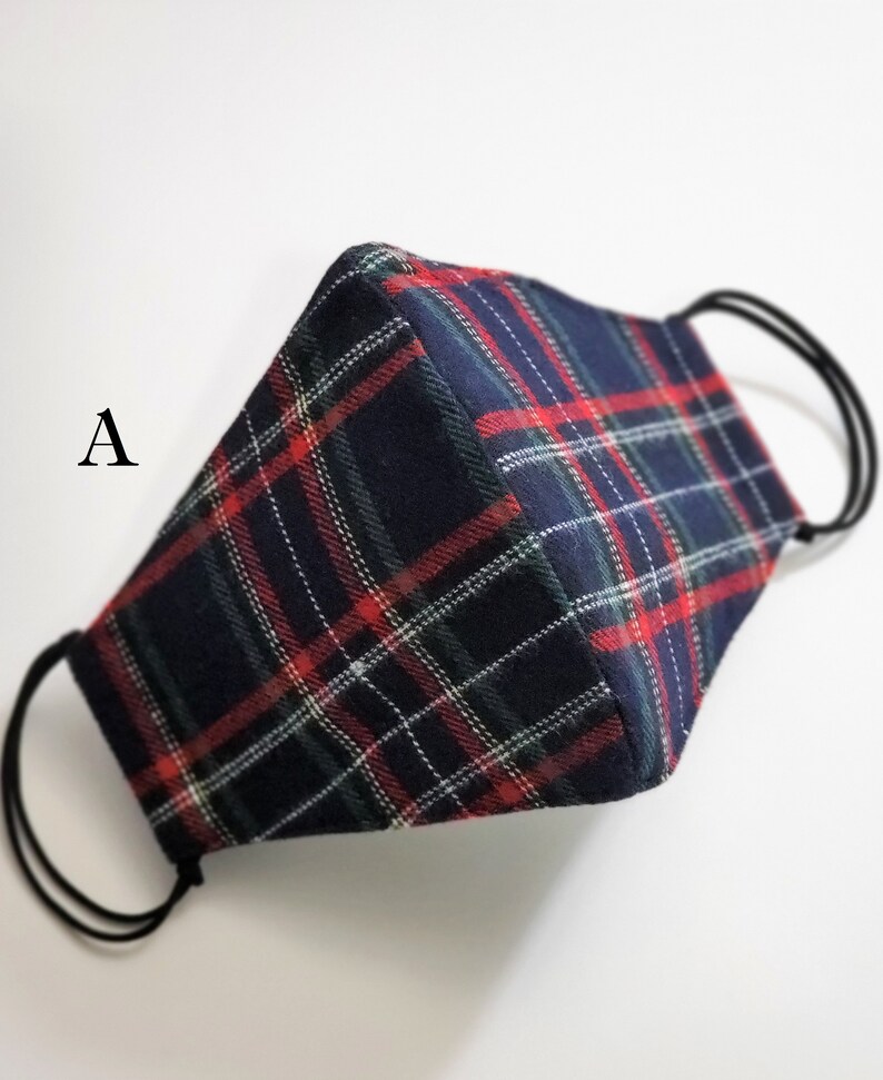 4-lagers RUTIGT vintermask/Ansiktsmasker med nästråd och filterficka/Återanvändbar ansiktsmask/Dammmask/Bomullsmasker/Tvättbara masker bild 3