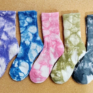 COMPORTABLE Tie Dye Cotton Socks/ Extra Soft Bottom Cushion/ Sneakers Socks/Cotton Socks/High Quality Warm Socks/ Gift a Girl and Women image 5