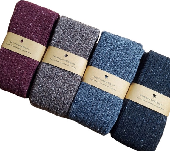 OVER KNEE HIGH Wool Socks | 21" Long Premium Warm Socks | Cute Cozy Socks| Cute Colorful Dots Socks| Perfect for school girl | Gift for Her