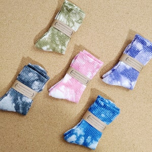 COMPORTABLE Tie Dye Cotton Socks/ Extra Soft Bottom Cushion/ Sneakers Socks/Cotton Socks/High Quality Warm Socks/ Gift a Girl and Women image 6