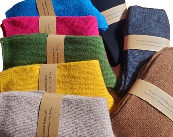 Socken aus Merinowolle | Retro Style, Solid Colors, Winter Wärme |8 Solid Colors Wollsocken| Hochwertige Wollsocken | Wintersocken|Geschenke für Sie