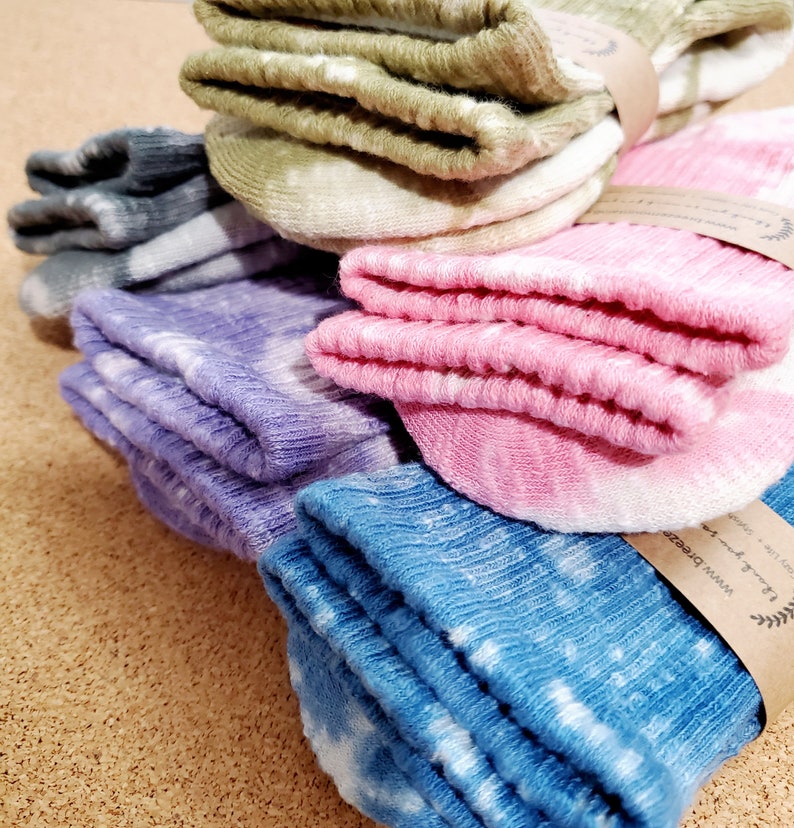 COMPORTABLE Tie Dye Cotton Socks/ Extra Soft Bottom Cushion/ Sneakers Socks/Cotton Socks/High Quality Warm Socks/ Gift a Girl and Women image 8