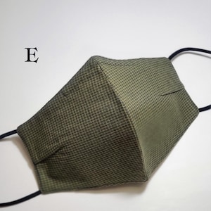 Checkered Face Mask/ Face Masks With Nose Wire and Filter Pocket/2Layer Reusable Face mask /Cotton Masks /Washable Masks(Christina)