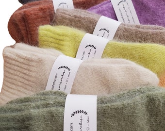 Gemütliche Wollsocken | ANGORA Socken | Premium Winter Warme Socken | Süße Warme Socken | Gemütliche weiche Socken | Perfekte Geschenke für sie