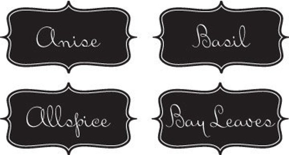Items similar to Custom Vintage Inspired Spice and Herb Labels - 2 Digital Collage Sheets on Etsy