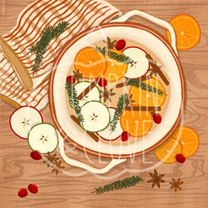 Autumn Simmer Pot At Print