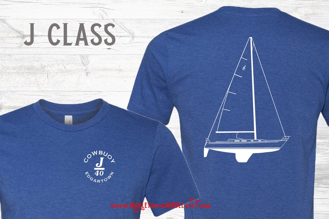 J Boat Shirt YOUR sailboat Custom Sailboat Shirt Sailing Etsy