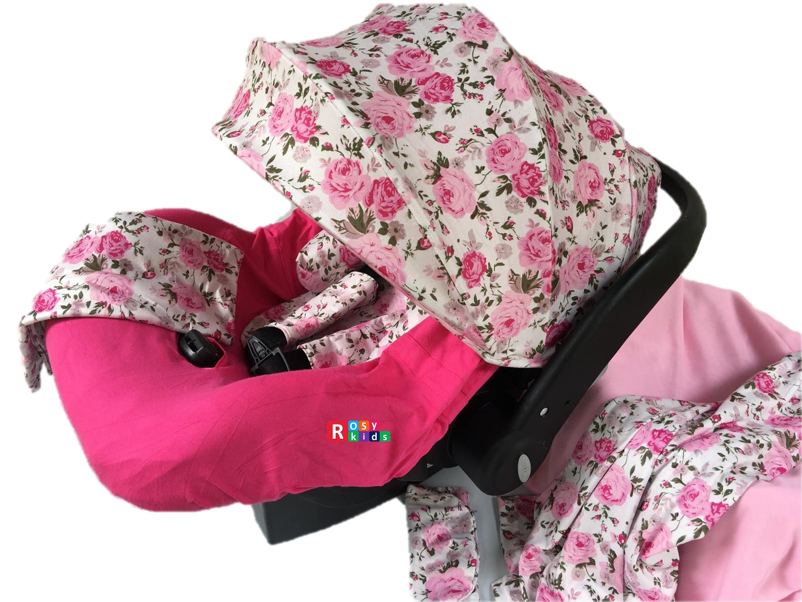 Carseat Canopy™ Kennedy Whole Caboodle 5 piece Infant Car Seat Kit