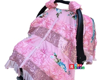 45%off Baby car seat canopy baby infant car seat canopy cover blanket fit all infant baby girl car seat