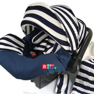 9pc Baby Boy Baby Girl Ultimate Set of Infant Car Seat Cover Canopy Headrest Blanket Hat Nursing Scarf
