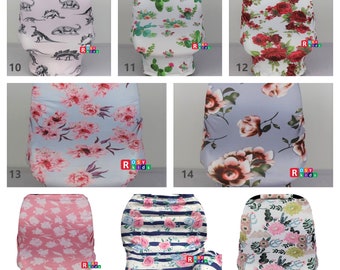 NEW ARRIVALS, Stretchy Car Seat Cover Boys Girls Infant Car Seat Canopy, Nursing Cover, Baby Beanie, Multi-use, Snug Warm Breathable