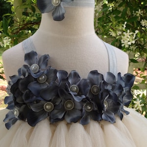Flower girl tutu dress,1st Birthday tutu dress, lilac ivory pink aqua dusty, multiple colors