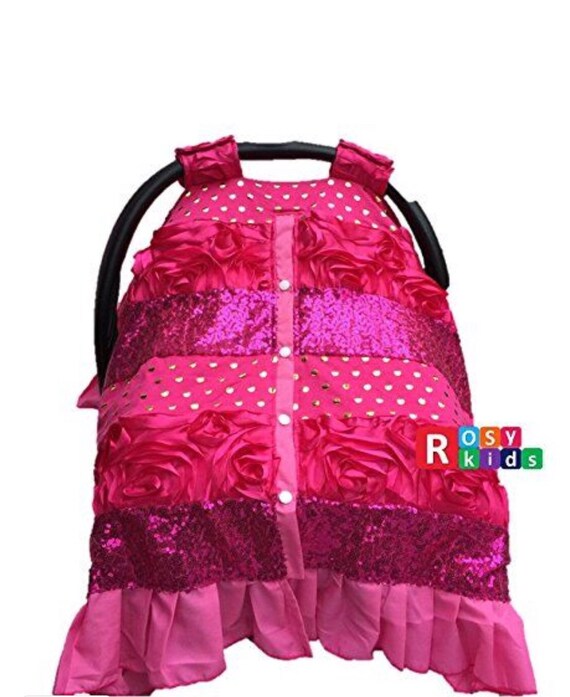 Baby Car Seat Canopy Infant Cover Blanket Fit All Girl