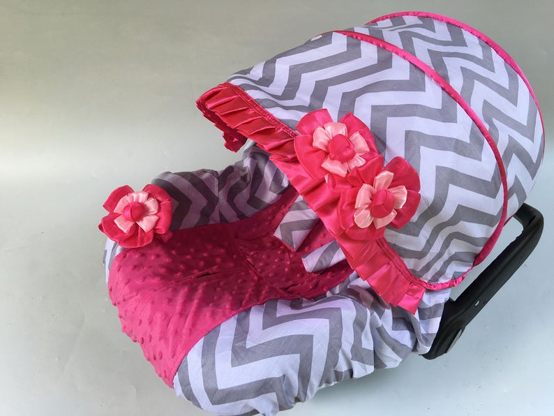 Baby Car Seat Cover Canopy Infant Car Seat Cover Canopy Etsy