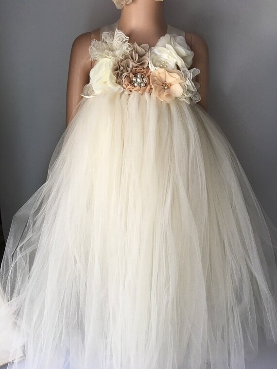 Champagne Flower Girl Dresses