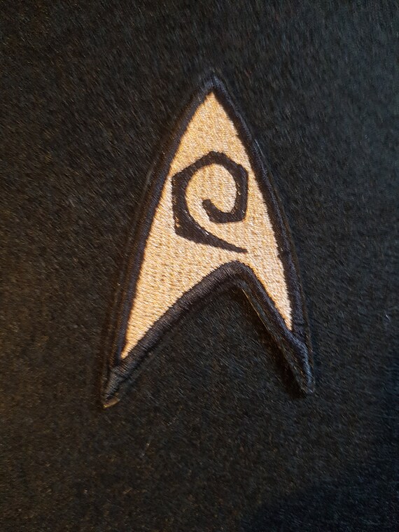 Star Trek la nueva generación de tripulación Comm insignia de Hierro en parche bordado