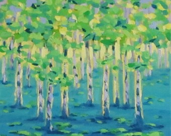 Birches - Original Tree Painting