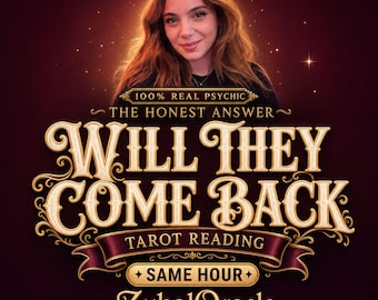 Lectura de Tarot "¿Volverá?", Reconciliación, Intenciones Futuras (Misma Hora)