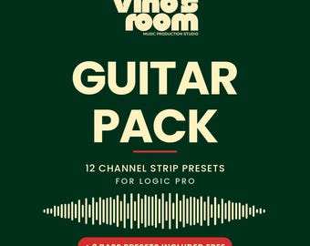 Logic Pro Guitar Presets | 12 Channel Strip Tones (Instant Download)