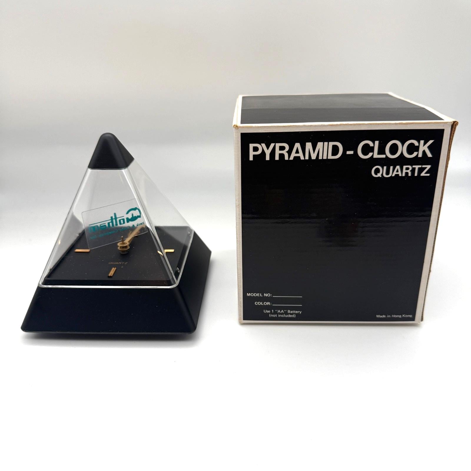 Vintage Pyramid Clock - Etsy
