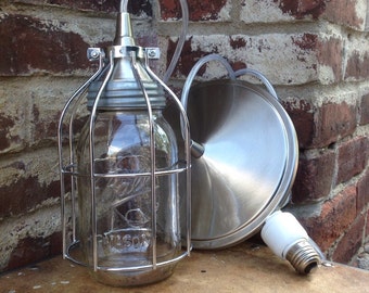 Mason jar light, with can light adapter