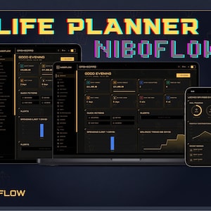 Digitaler Lebensplaner, Budget-Tracker, All-in-One-Produktivitäts-App, Offline-Finanz- und Gewohnheits-Dashboard, webbasierter Planer, Ziel-Tracker, Lebenslang