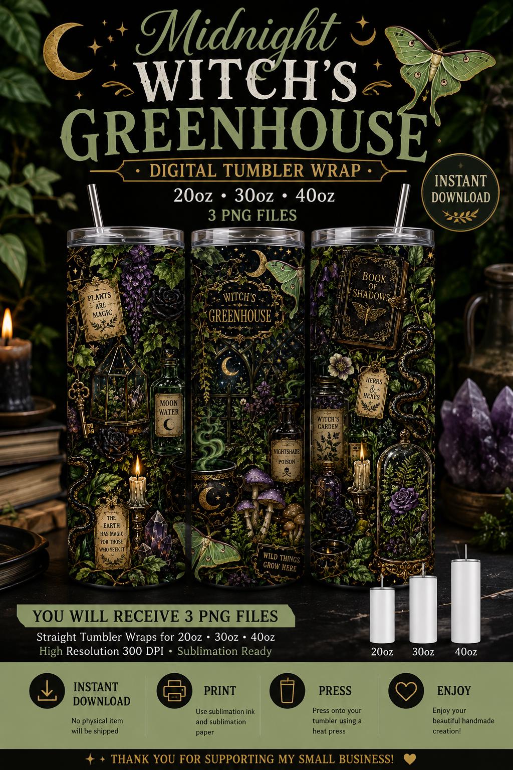 Witchy Greenhouse - Etsy