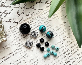 KIT : Black and Turquoise a True DIY
