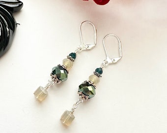 KIT : Cubes and Rondelles Earrings
